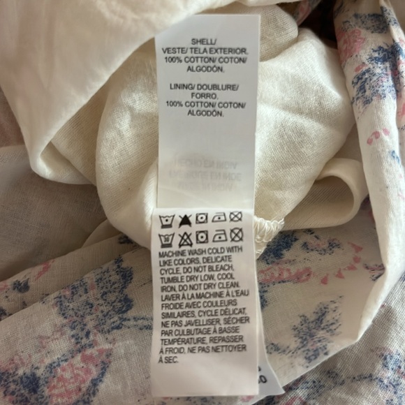 Lucky Brand Lined Cottagecore Prairie Floral Dress - Picture 11 of 11